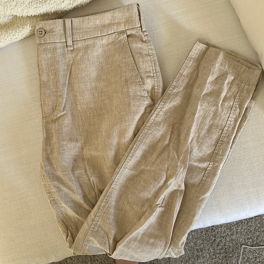 Mens Abercrombie Linen Blend pants
